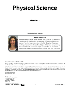 Ontario Grade 1 Science & Social Studies 5 Book Savings Bundle!