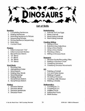Dinosaurs Grade 1