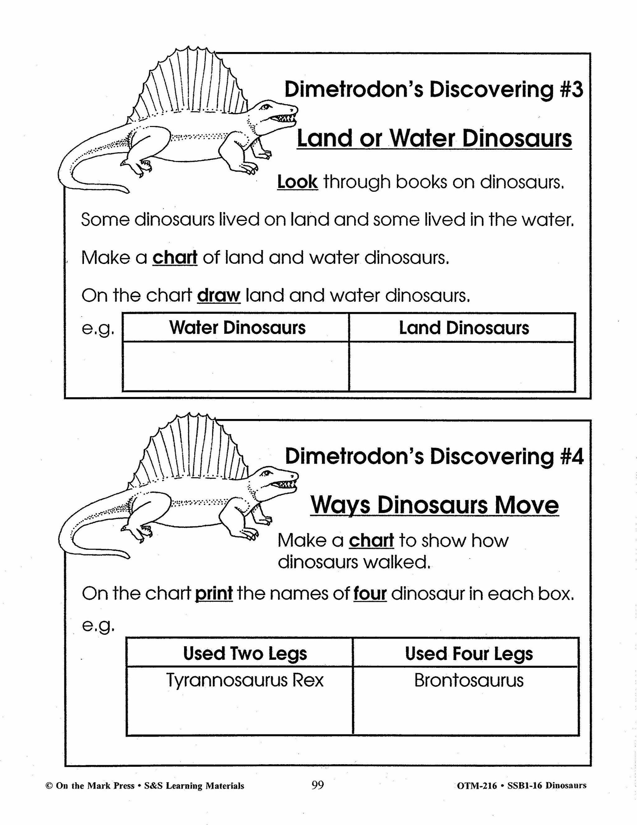 Dinosaurs Grade 1