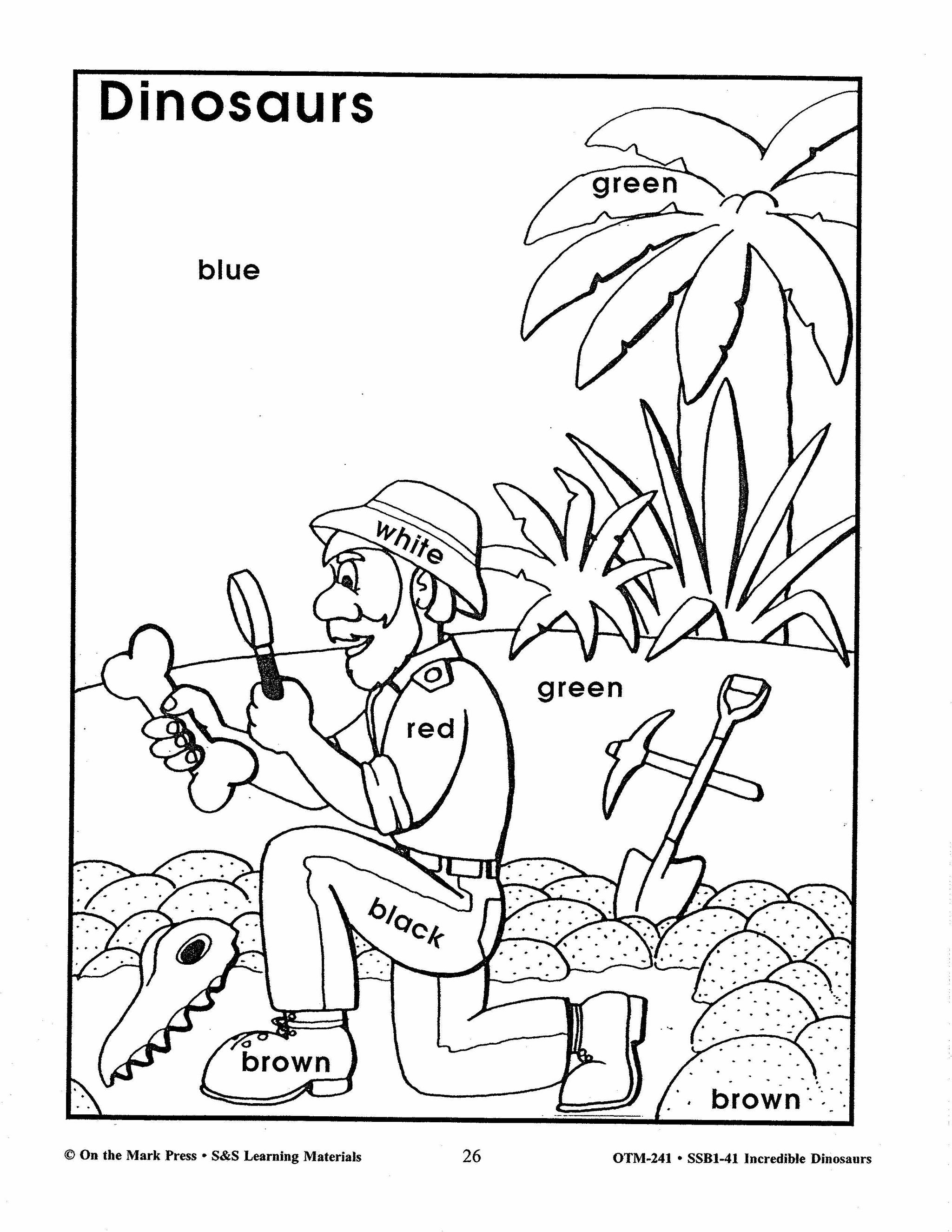 Incredible Dinosaurs Grades PreK-1