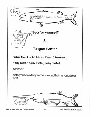 All About the Sea Grades 4-6