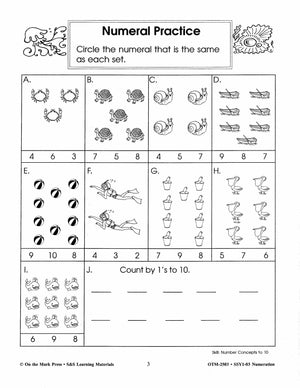 Numeration Practice Build Their Skills Workbook Grades 1-3