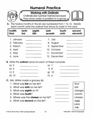 Numeration Practice Build Their Skills Workbook Grades 1-3