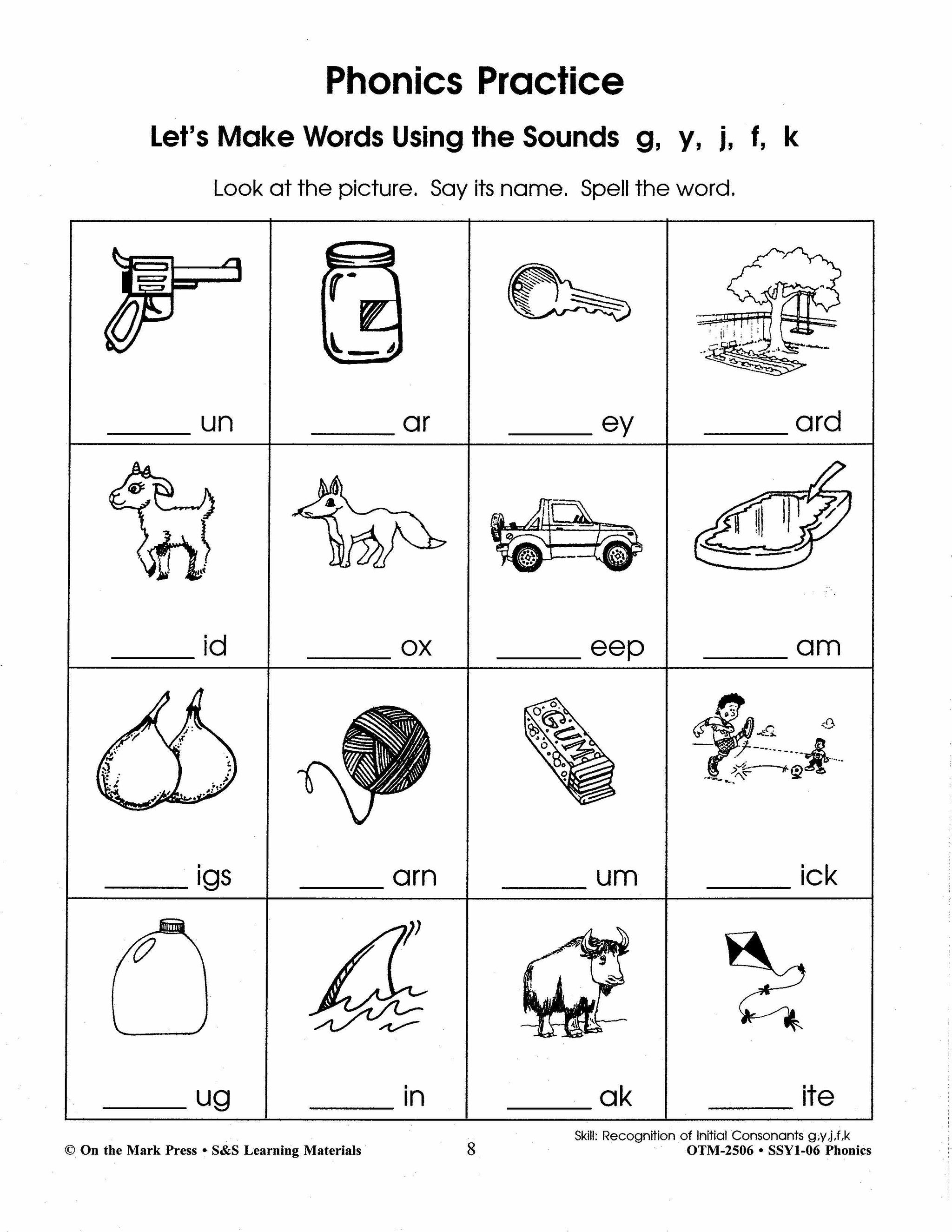 Phonics Practice Workbook Grades 1-3