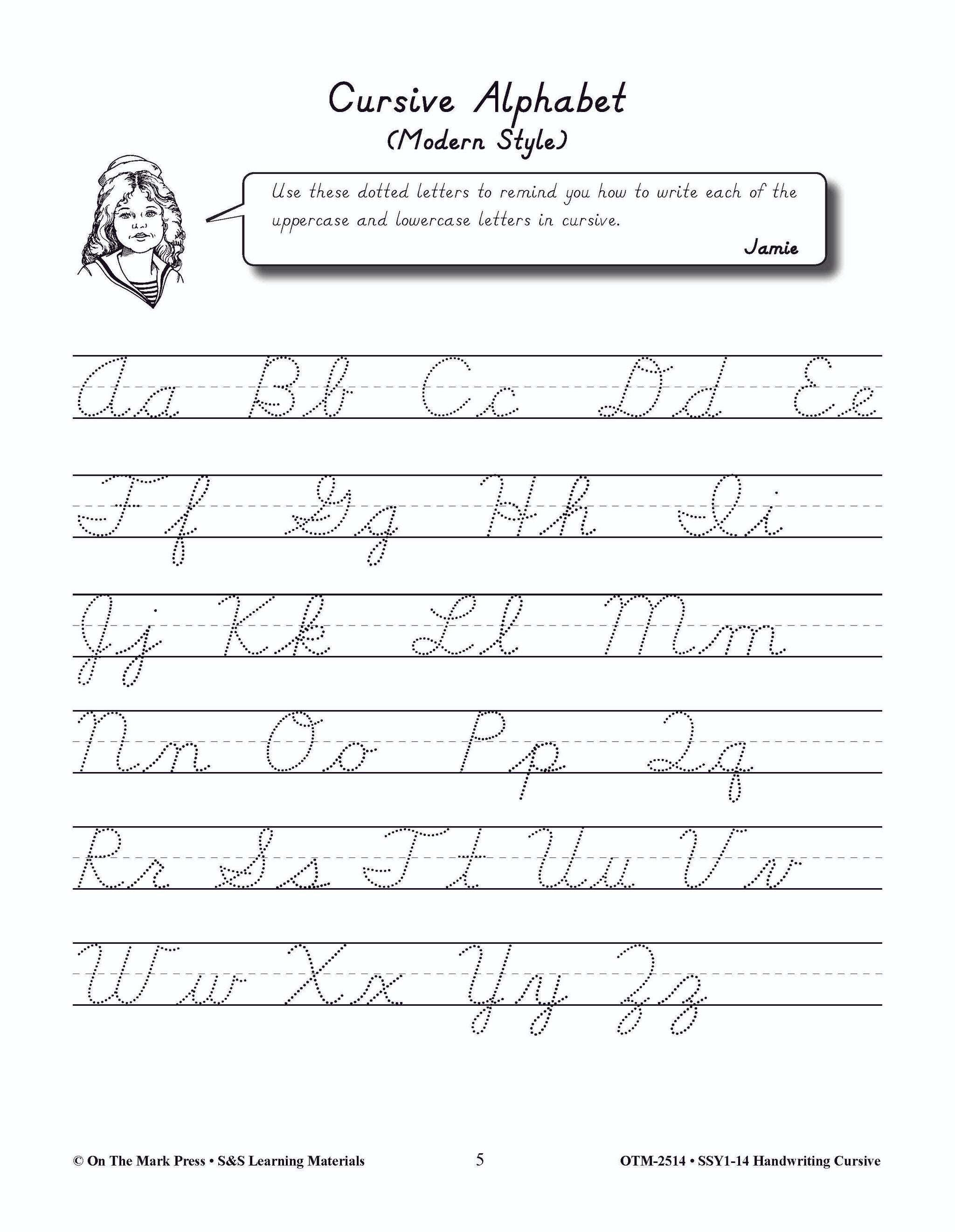 Handwriting Cursive - Modern Style Gr. 1-3: Build Their Skills Workbook