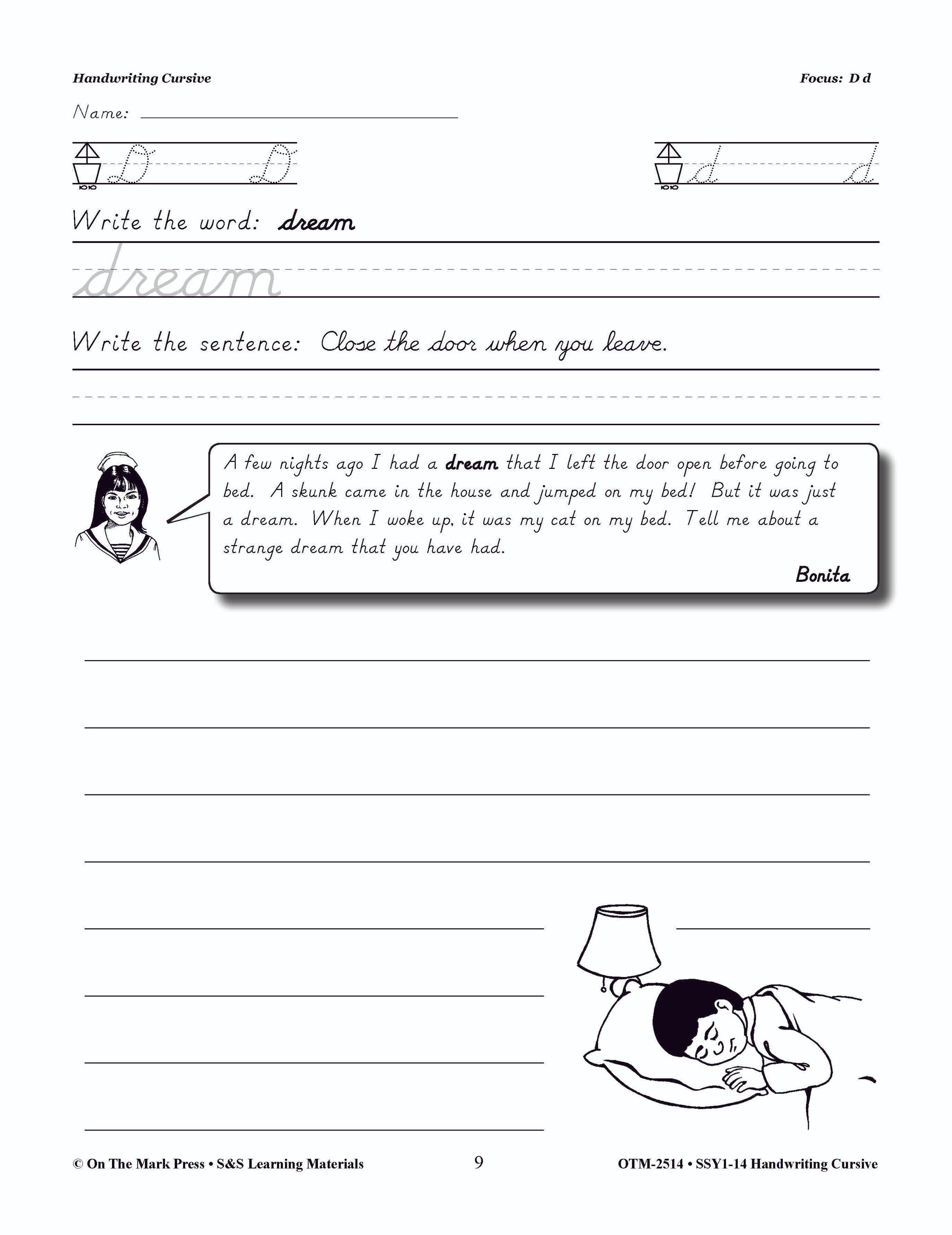 Handwriting Cursive - Modern Style Gr. 1-3: Build Their Skills Workbook
