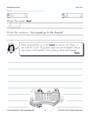Handwriting Cursive - Modern Style Gr. 1-3: Build Their Skills Workbook