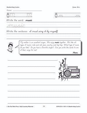Handwriting Cursive - Modern Style Gr. 1-3: Build Their Skills Workbook