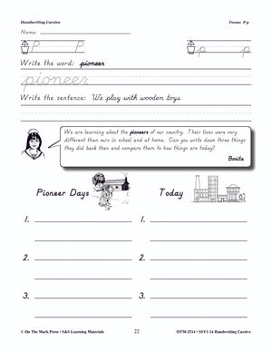 Handwriting Cursive - Modern Style Gr. 1-3: Build Their Skills Workbook
