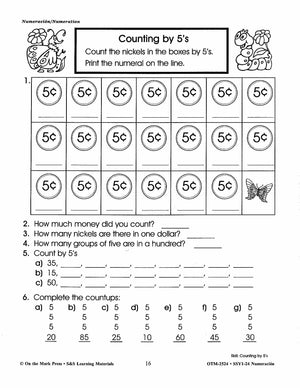 Numeracion/Numeration - A Spanish and English Workbook Grades 1-3