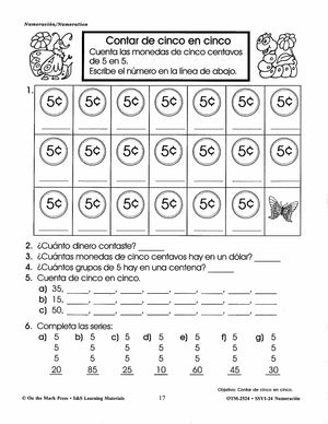 Numeracion/Numeration - A Spanish and English Workbook Grades 1-3