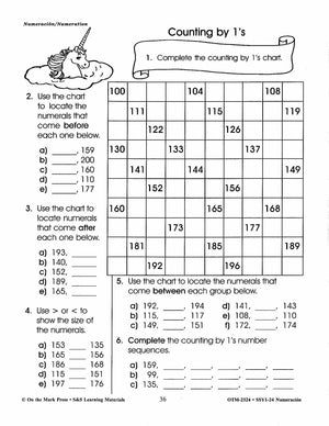 Numeracion/Numeration - A Spanish and English Workbook Grades 1-3