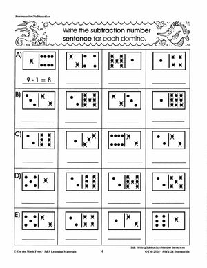 Sustracción/Subtraction   - A Spanish and English Workbook Grades 1-3