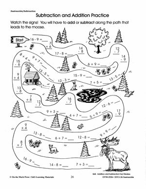 Sustracción/Subtraction   - A Spanish and English Workbook Grades 1-3