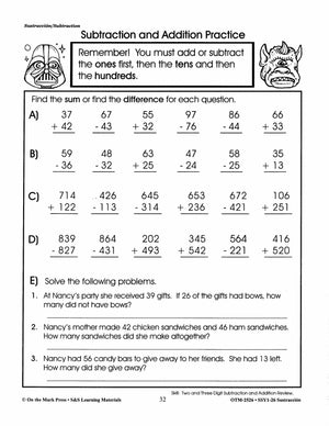 Sustracción/Subtraction   - A Spanish and English Workbook Grades 1-3