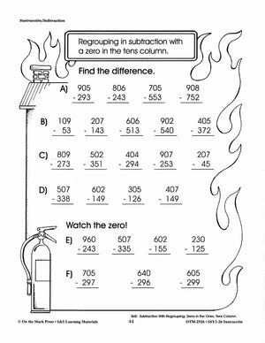 Sustracción/Subtraction   - A Spanish and English Workbook Grades 1-3