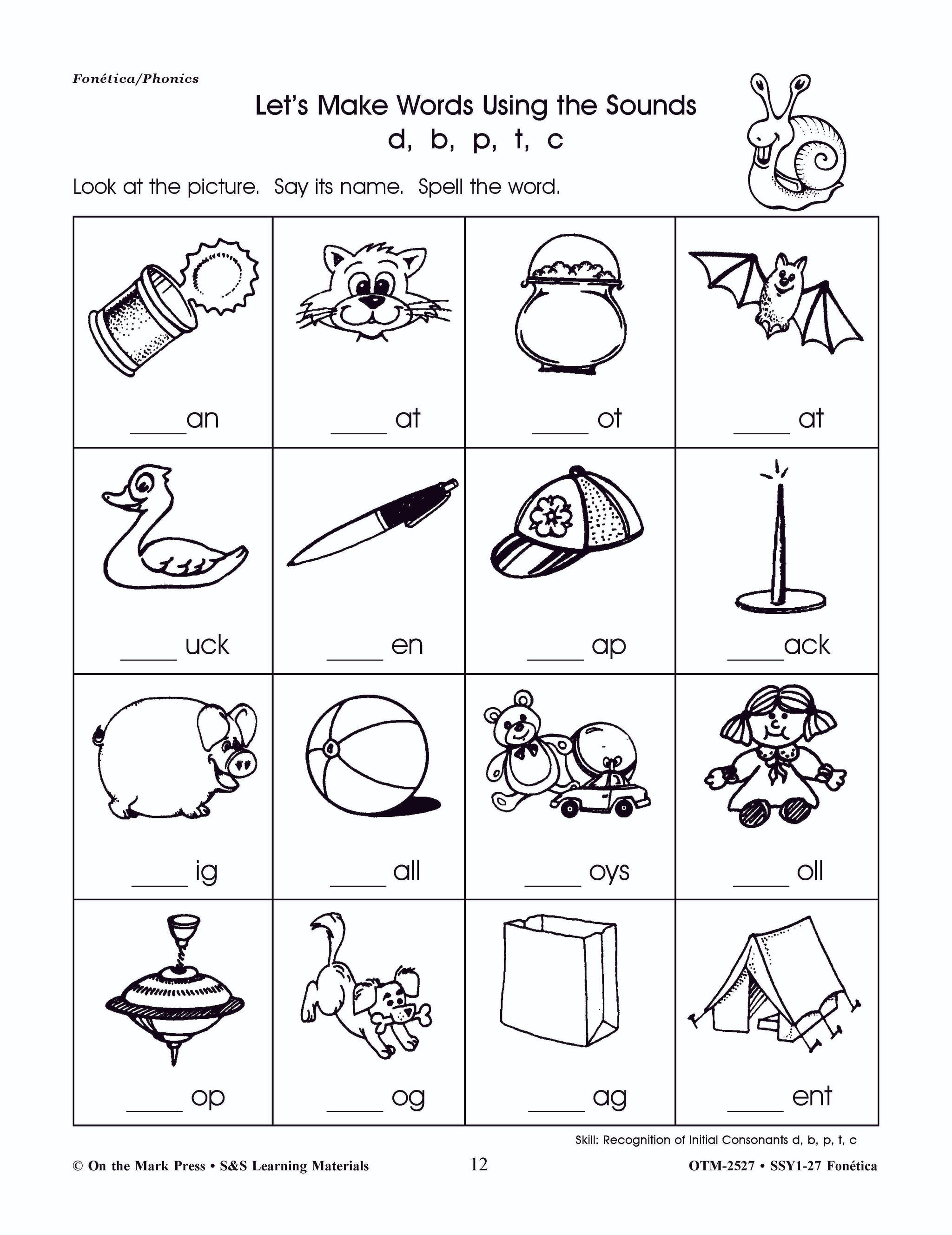 Fonética / Phonics - A Spanish and English Workbook Grades 1-3