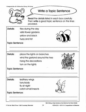 Composicion de Historias/Story Writing Gr. 1-3 A Spanish and English Workbook