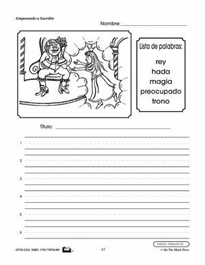 Empezando A Escribir Seire De Redaccion Creativa Spanish Story Starters Grades 1-3