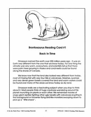 Dealing with Dinosaurs Grades 4-6