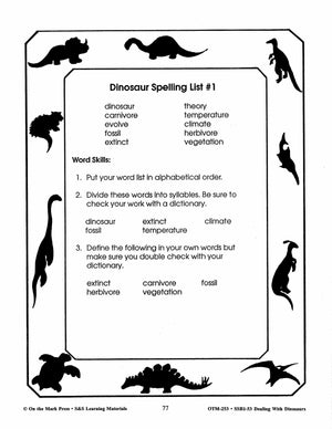 Dealing with Dinosaurs Grades 4-6