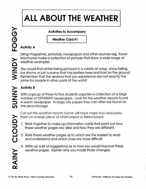 All About Weather Grades 7-8