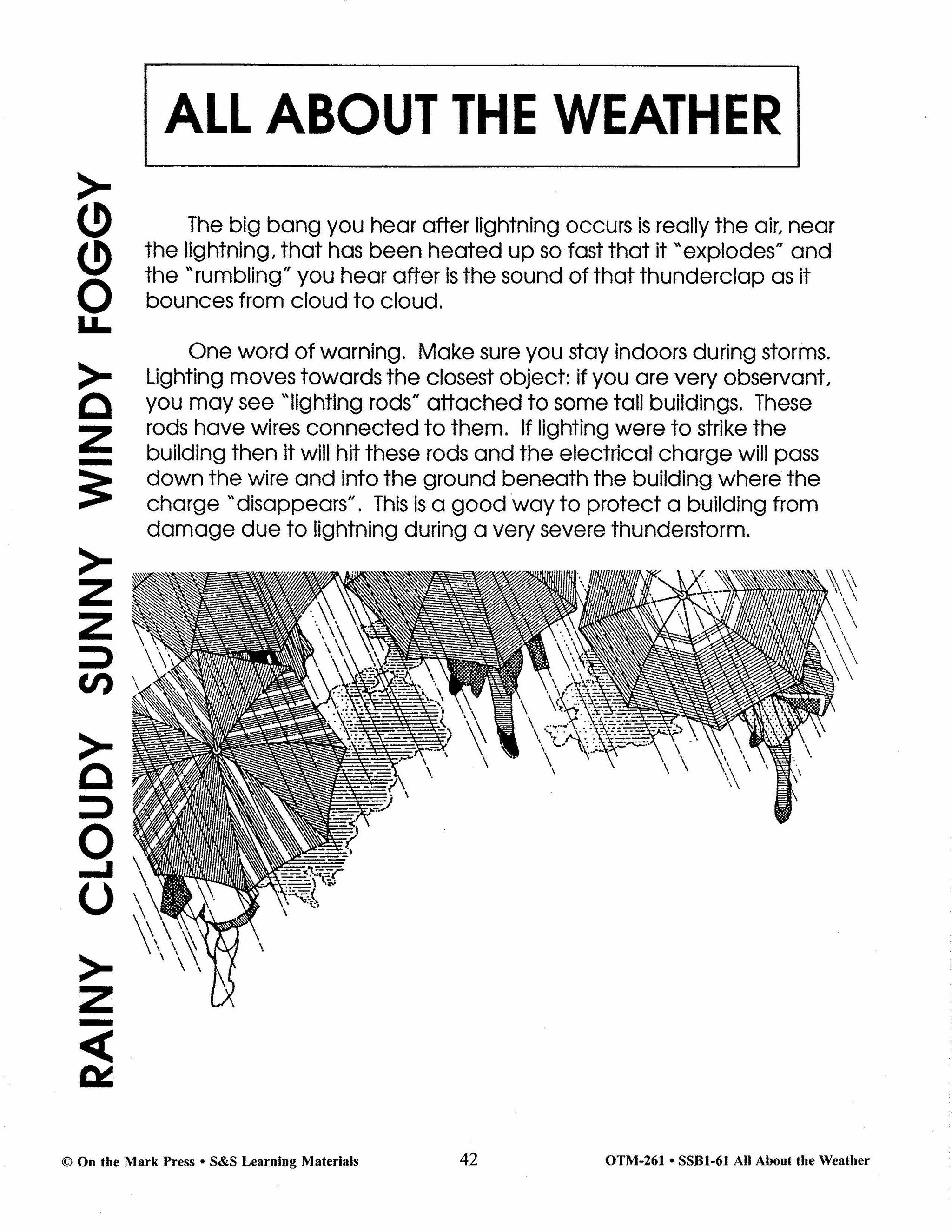 All About Weather Grades 7-8