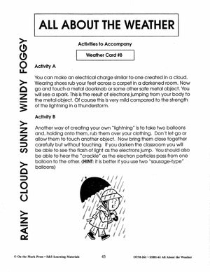 All About Weather Grades 7-8