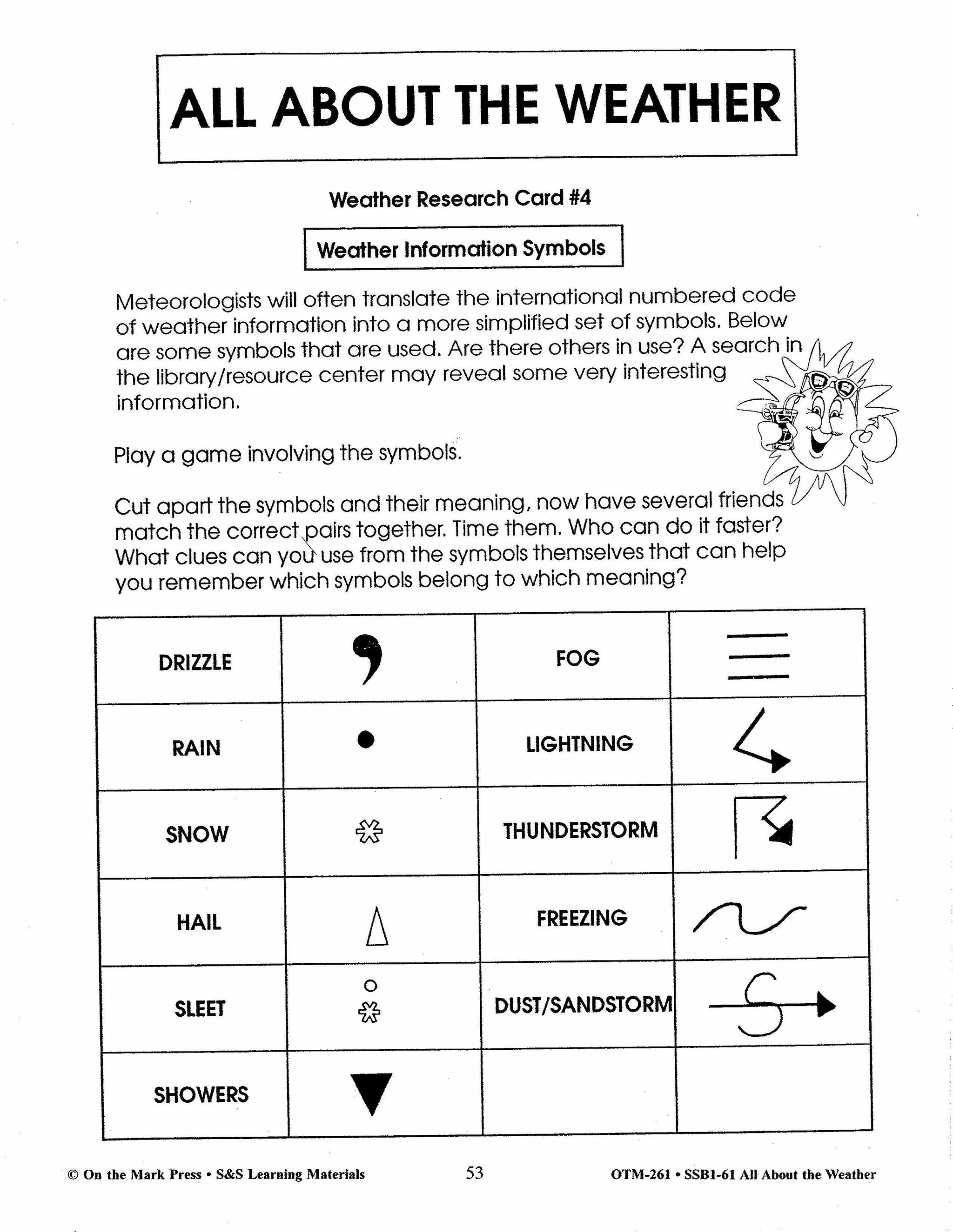 All About Weather Grades 7-8
