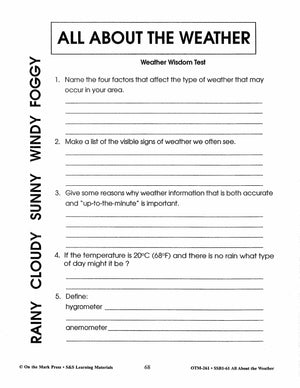 All About Weather Grades 7-8