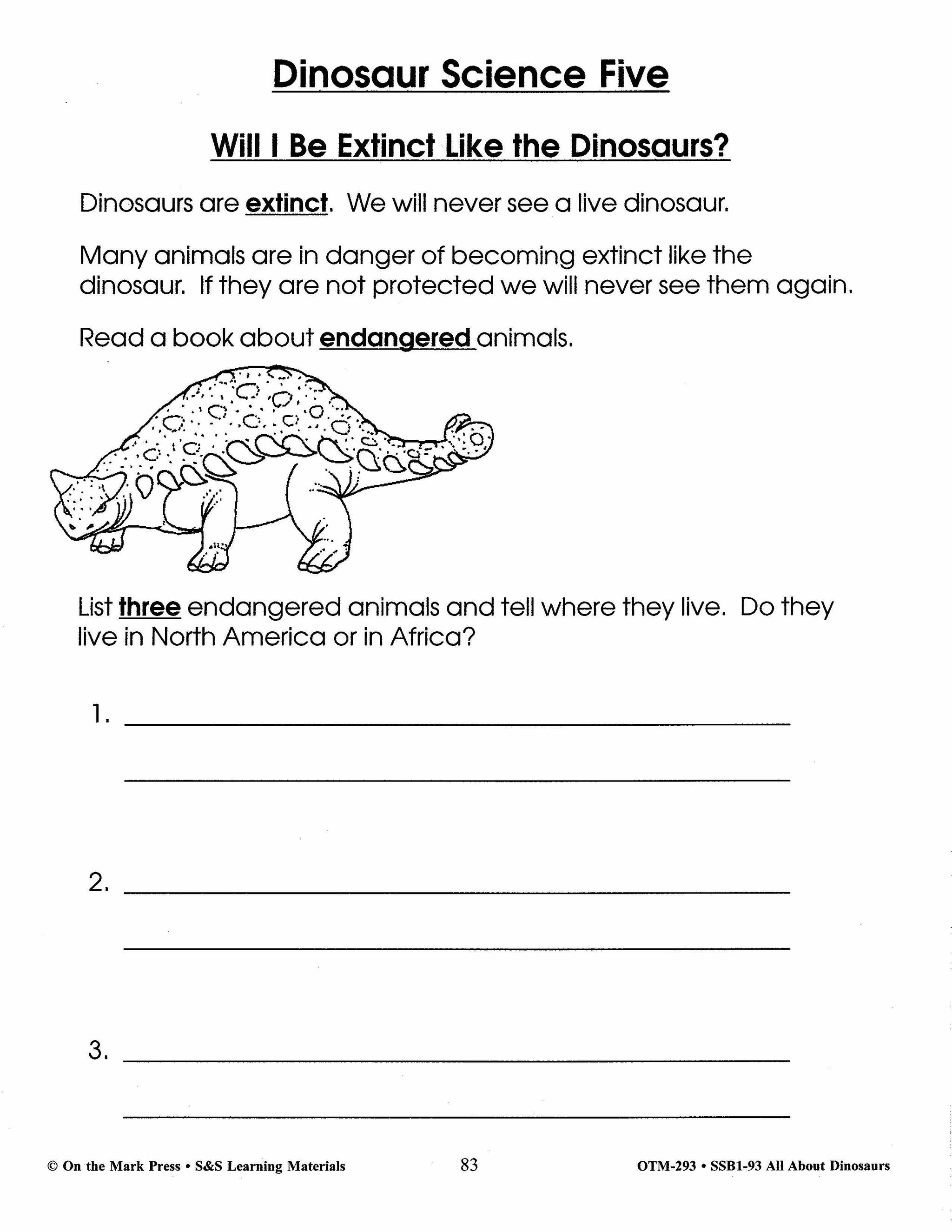 All About Dinosaurs Grade 2