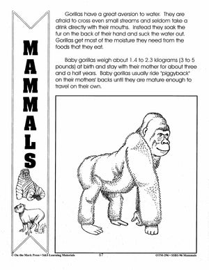 Mammals Grades 3-4