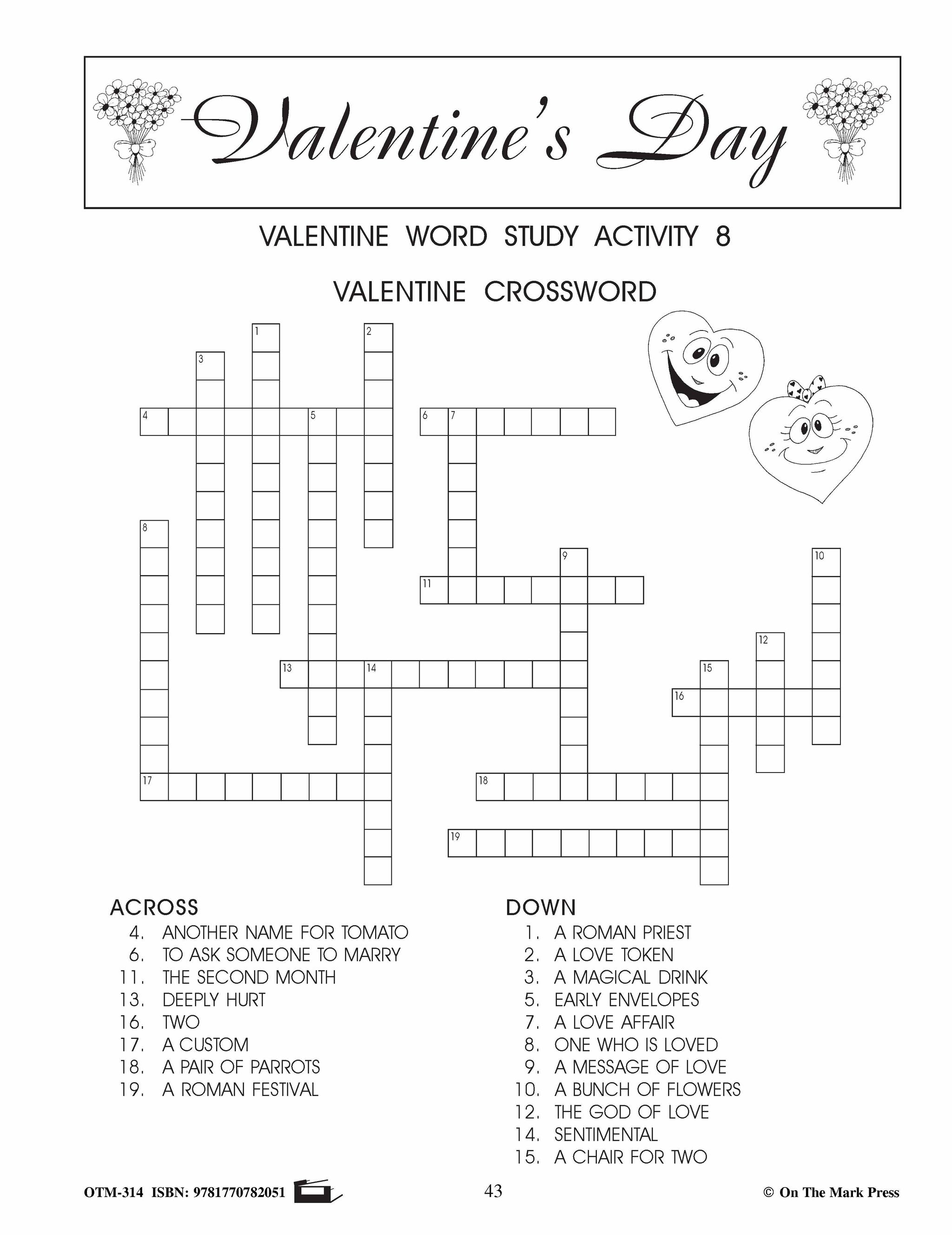 Valentine's Day Grades 4-6 Reading | Research | Vocabulary | Critical Thinking Activities