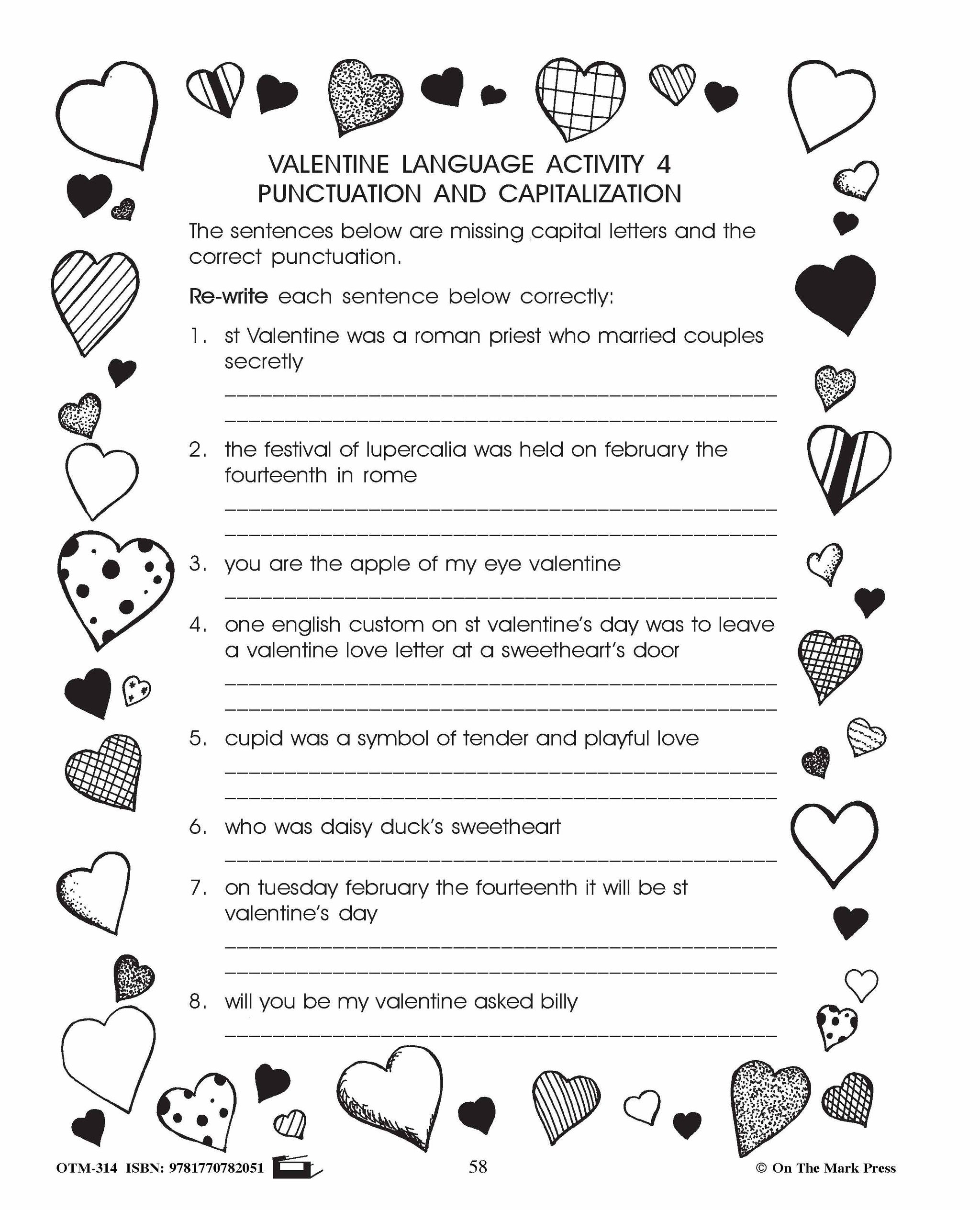 Valentine's Day Grades 4-6 Reading | Research | Vocabulary | Critical Thinking Activities