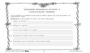 Valentine's Day Grades 4-6 Reading | Research | Vocabulary | Critical Thinking Activities