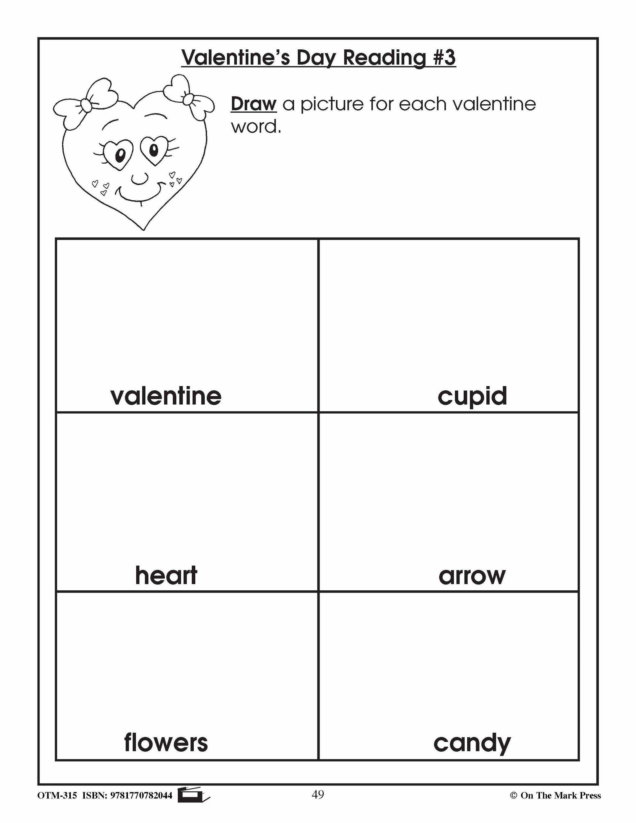 Be My Valentine Grade 1