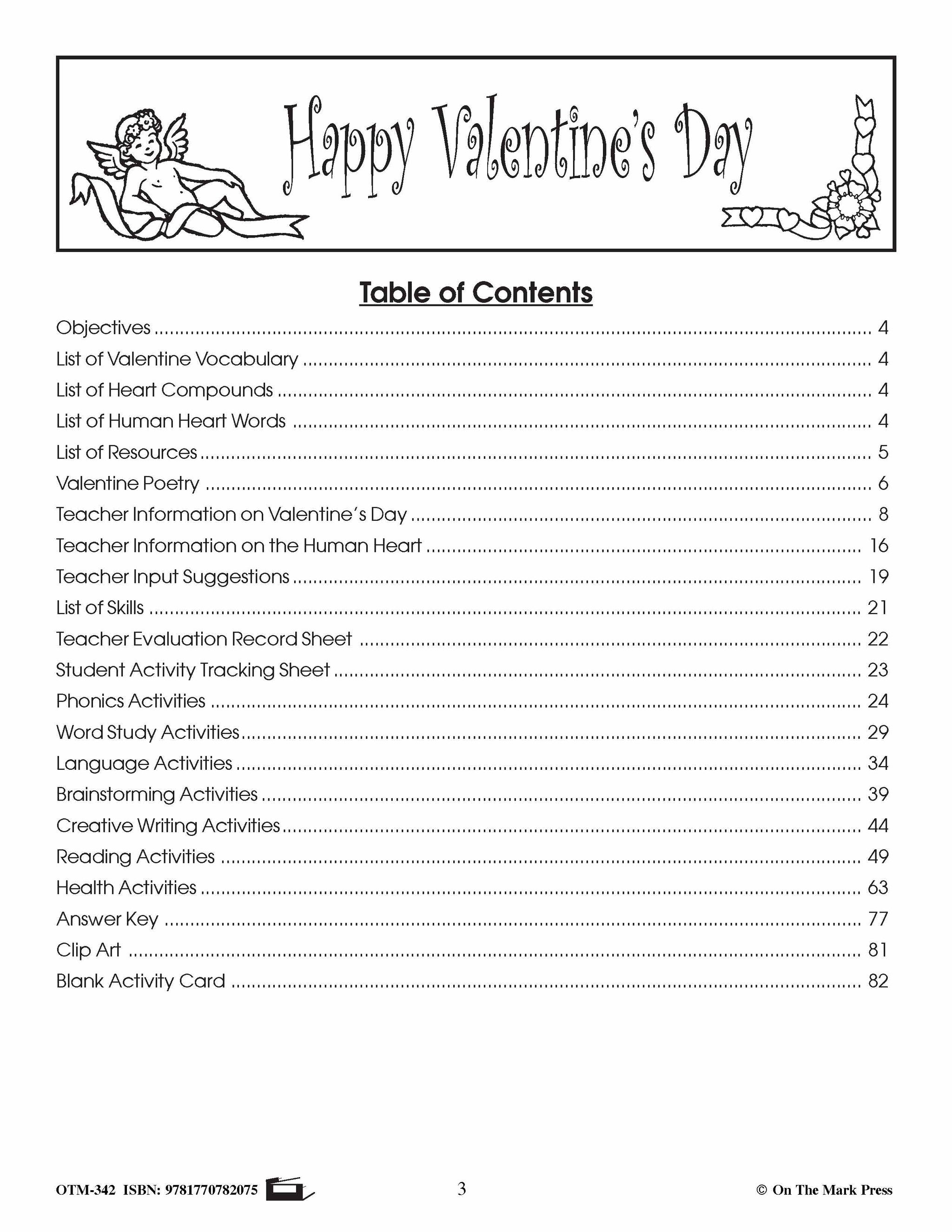 Happy Valentine's Day Grade 3