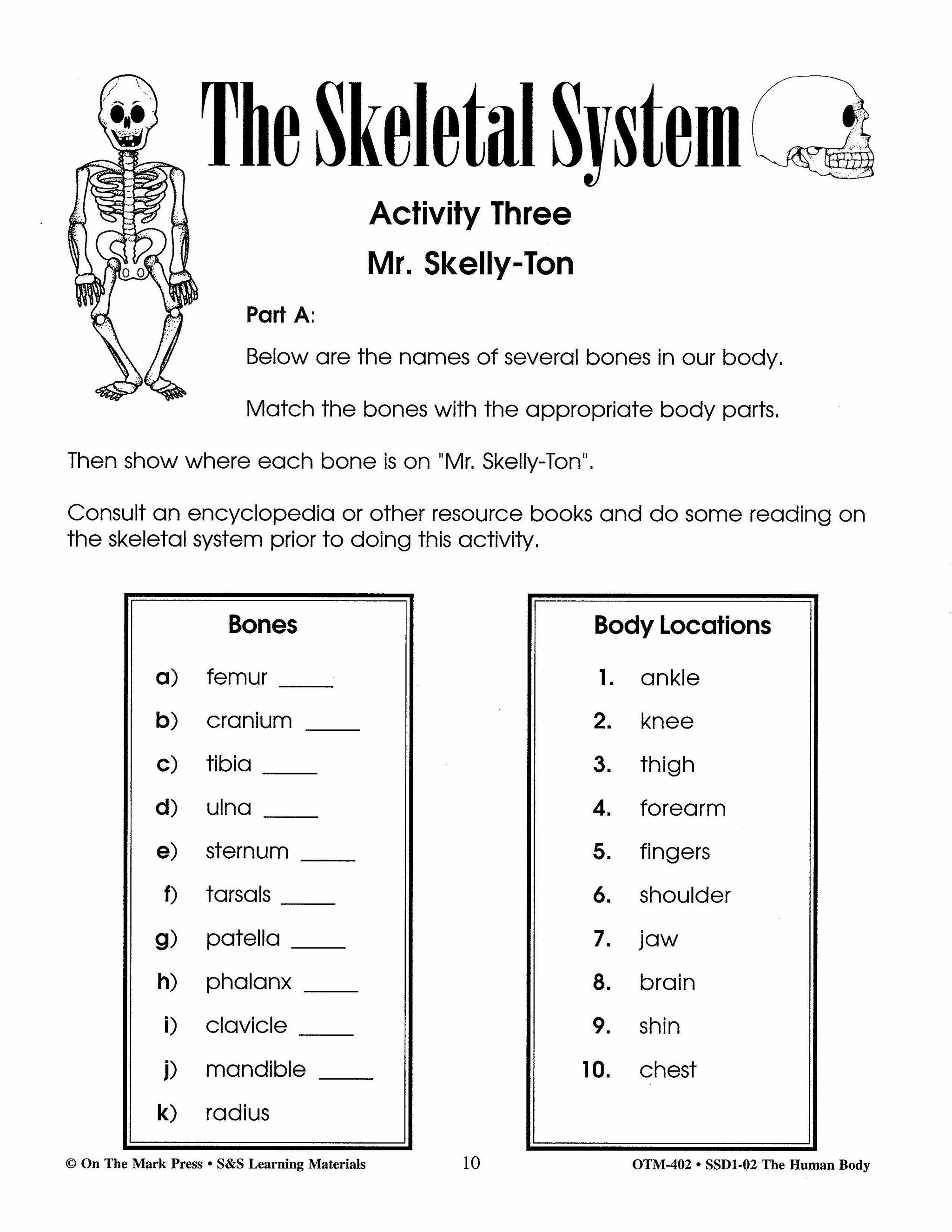 Human Body Systems and Nutrition Grades 4-6