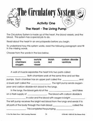 Human Body Systems and Nutrition Grades 4-6