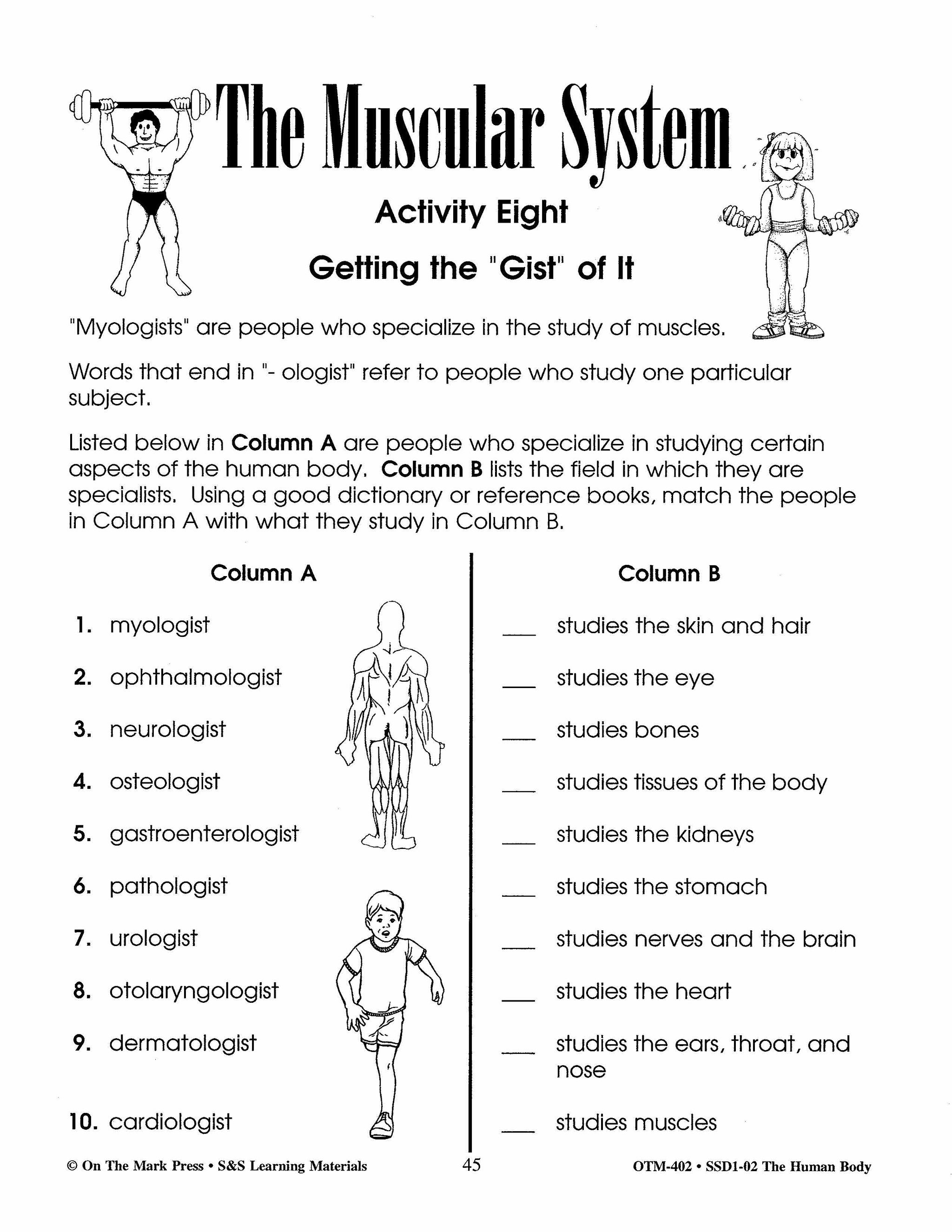 Human Body Systems and Nutrition Grades 4-6