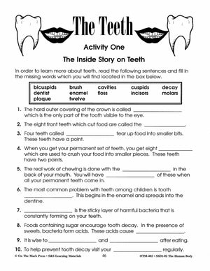 Human Body Systems and Nutrition Grades 4-6