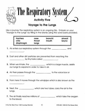 Human Body Systems and Nutrition Grades 4-6