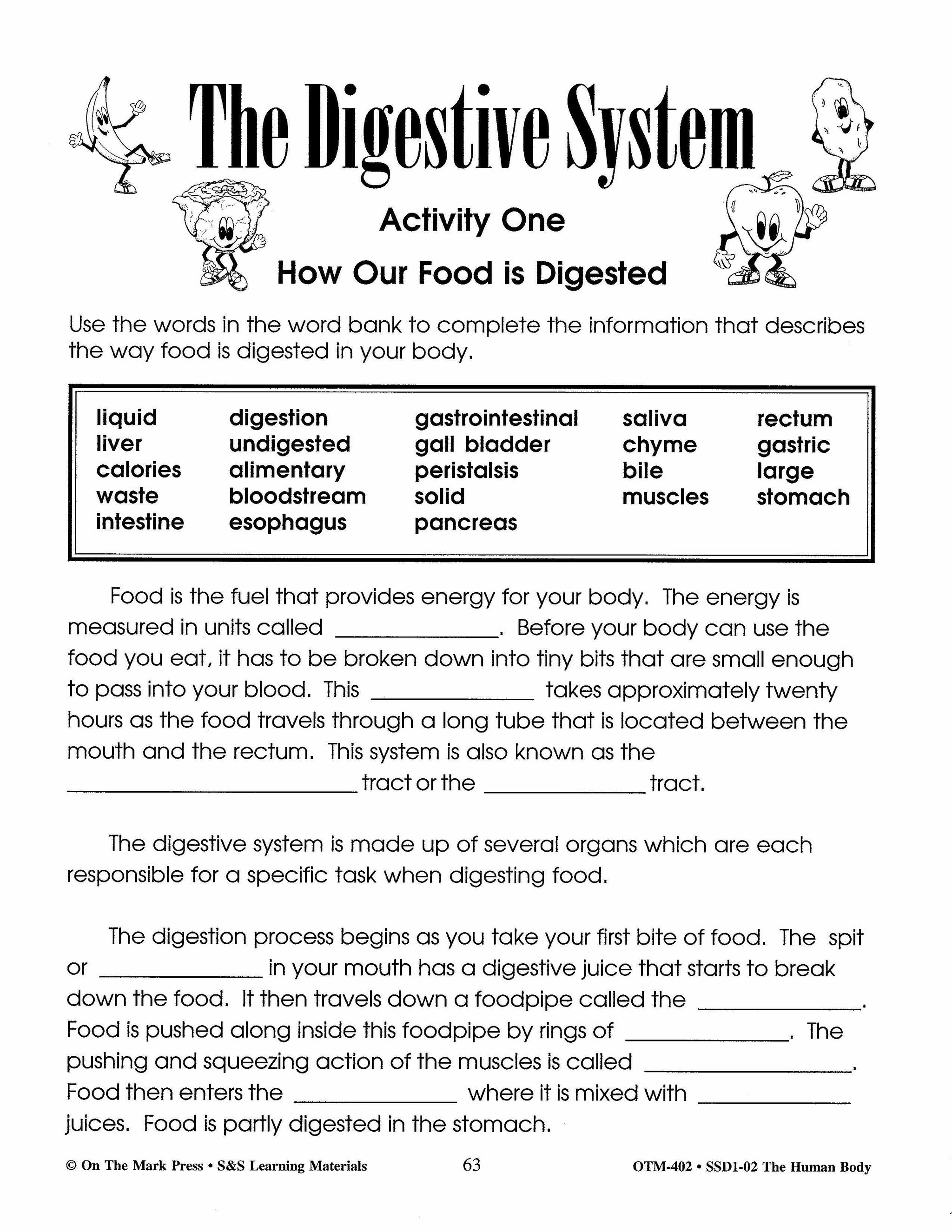 Human Body Systems and Nutrition Grades 4-6
