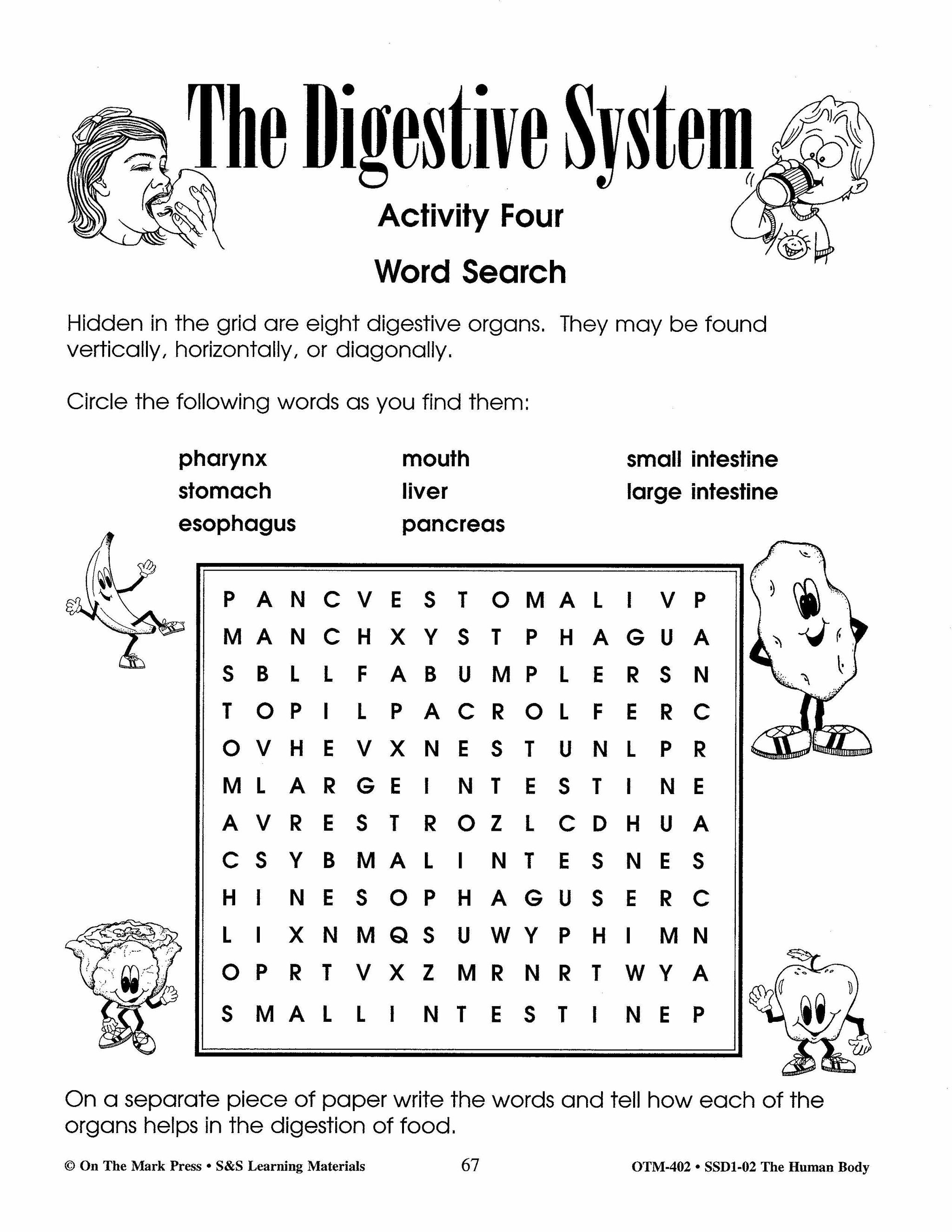 Human Body Systems and Nutrition Grades 4-6
