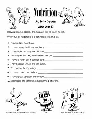 Human Body Systems and Nutrition Grades 4-6