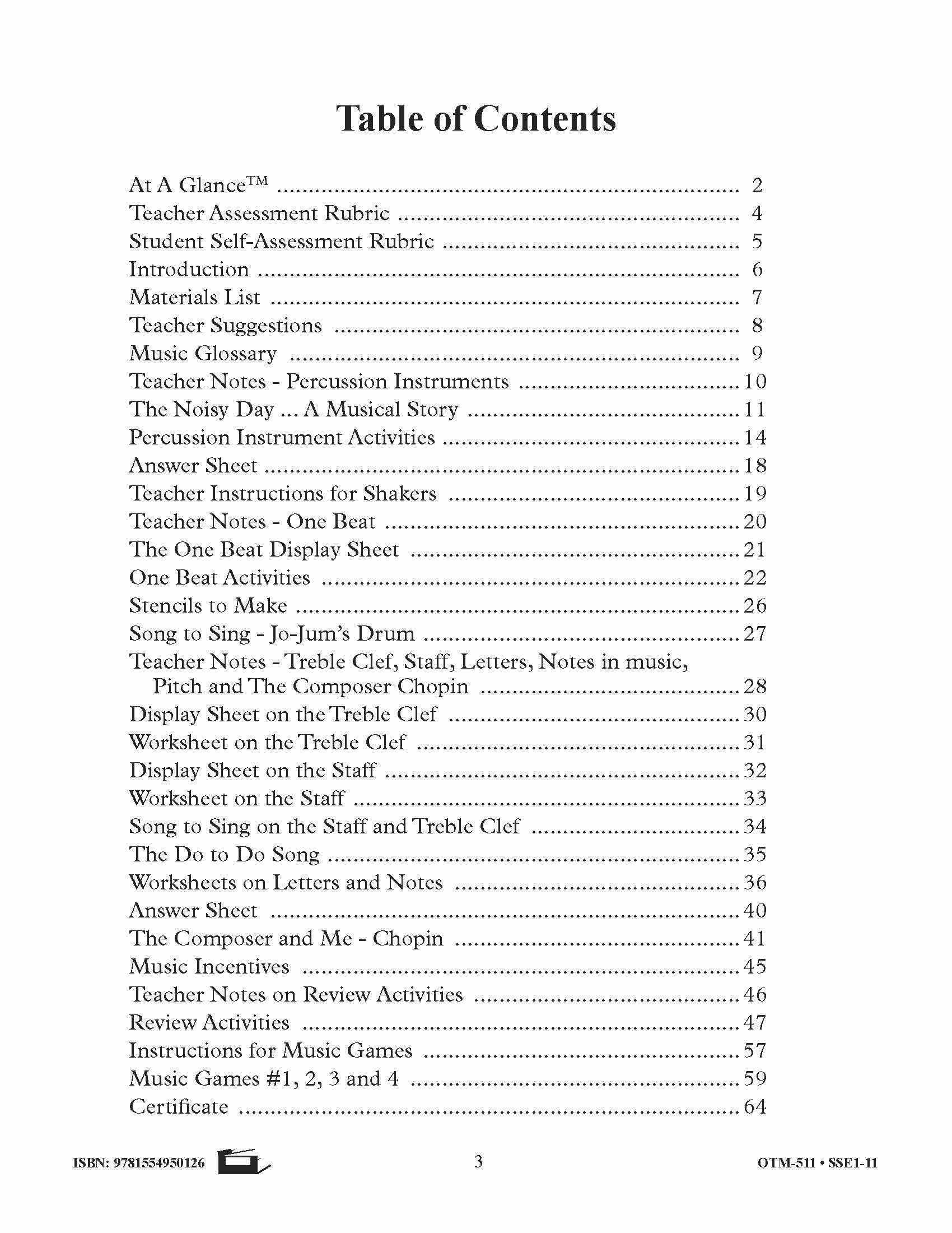 Music is Fun! Grade 1