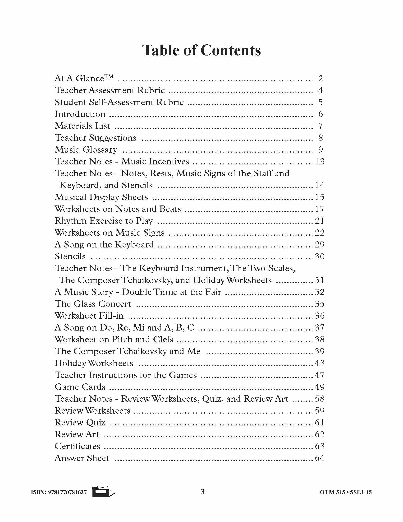 Music is Fun! Grade 5