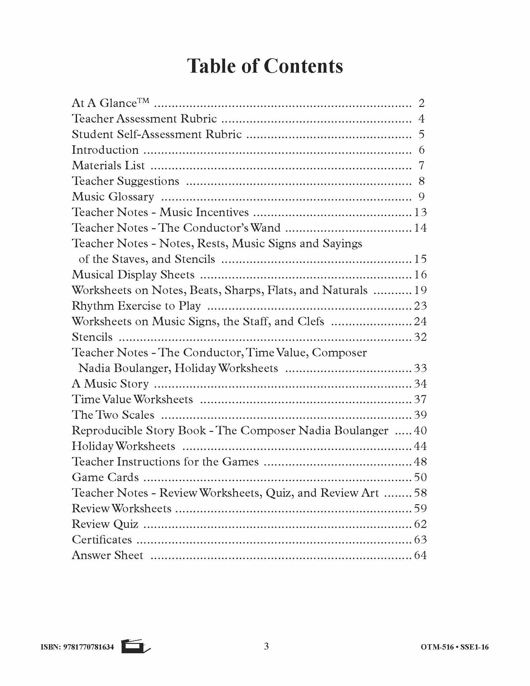 Music is Fun! Grade 6