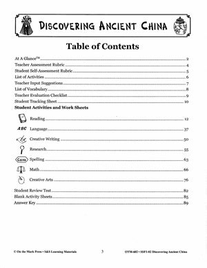 Ancient China Grades 4-6