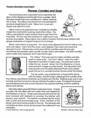 In Pioneer Days Grades 2-4